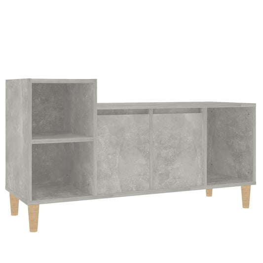 TV Cabinet Concrete Grey 100x35x55 cm Engineered Wood TV Cabinet Concrete Grey 100x35x55 cm Engineered Wood