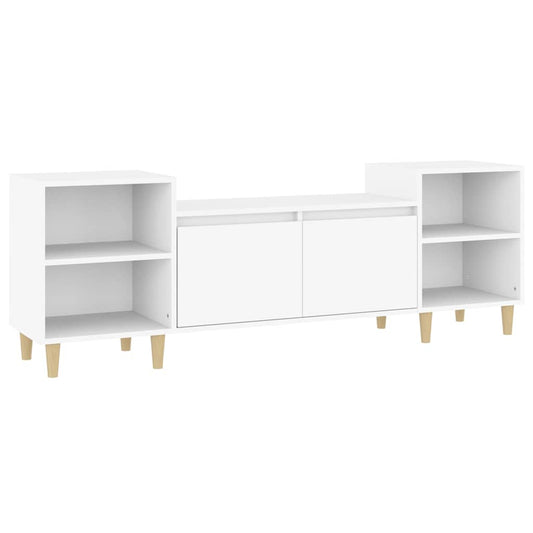 TV Cabinet White 160x35x55 cm Engineered Wood TV Cabinet White 160x35x55 cm Engineered Wood