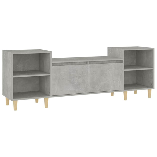 TV Cabinet Concrete Grey 160x35x55 cm Engineered Wood TV Cabinet Concrete Grey 160x35x55 cm Engineered Wood