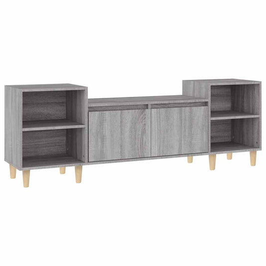 TV Cabinet Grey Sonoma 160x35x55 cm Engineered Wood TV Cabinet Grey Sonoma 160x35x55 cm Engineered Wood
