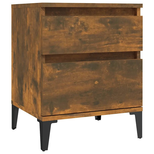 Bedside Cabinet Smoked Oak 40x35x50 cm Bedside Cabinet Smoked Oak 40x35x50 cm