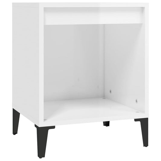 Bedside Cabinet High Gloss White 40x35x50 cm Bedside Cabinet High Gloss White 40x35x50 cm