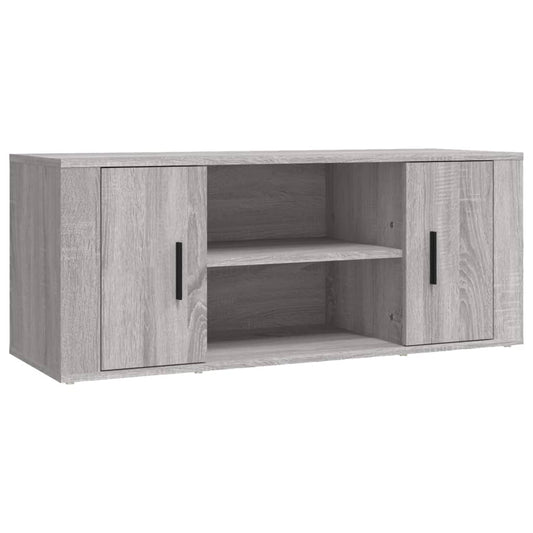 TV Cabinet Grey Sonoma 100x35x40 cm Engineered Wood TV Cabinet Grey Sonoma 100x35x40 cm Engineered Wood