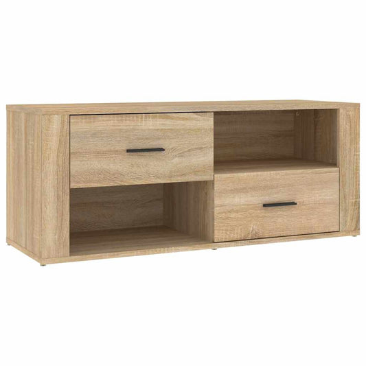 TV Cabinet Sonoma Oak 100x35x40 cm Engineered Wood TV Cabinet Sonoma Oak 100x35x40 cm Engineered Wood