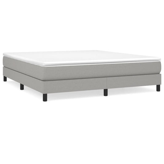 Box Spring Bed Frame Light Grey Super King Fabric (UK/IE/FI/NO only) Box Spring Bed Frame Light Grey Super King Fabric (UK/IE/FI/NO only)