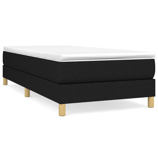 Box Spring Bed Frame Black Single Fabric (UK/IE/FI/NO only) Box Spring Bed Frame Black Single Fabric (UK/IE/FI/NO only)
