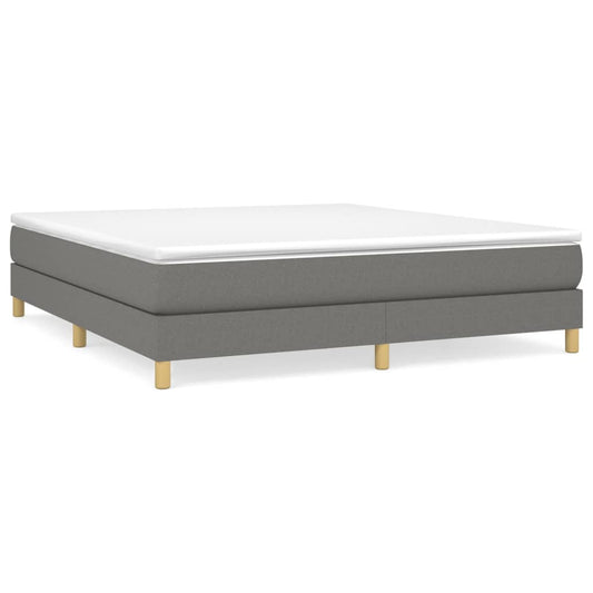 Box Spring Bed Frame Dark Grey Super King Fabric (UK/IE/FI/NO only) Box Spring Bed Frame Dark Grey Super King Fabric (UK/IE/FI/NO only)