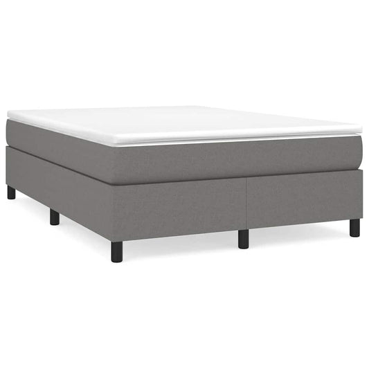 Box Spring Bed Frame Dark Grey Double Fabric (UK/IE/FI/NO only) Box Spring Bed Frame Dark Grey Double Fabric (UK/IE/FI/NO only)