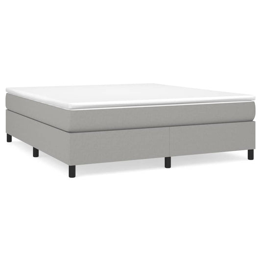 Box Spring Bed Frame Light Grey Super King Fabric (UK/IE/FI/NO only) Box Spring Bed Frame Light Grey Super King Fabric (UK/IE/FI/NO only)