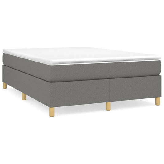 Box Spring Bed Frame Dark Grey Double Fabric (UK/IE/FI/NO only) Box Spring Bed Frame Dark Grey Double Fabric (UK/IE/FI/NO only)