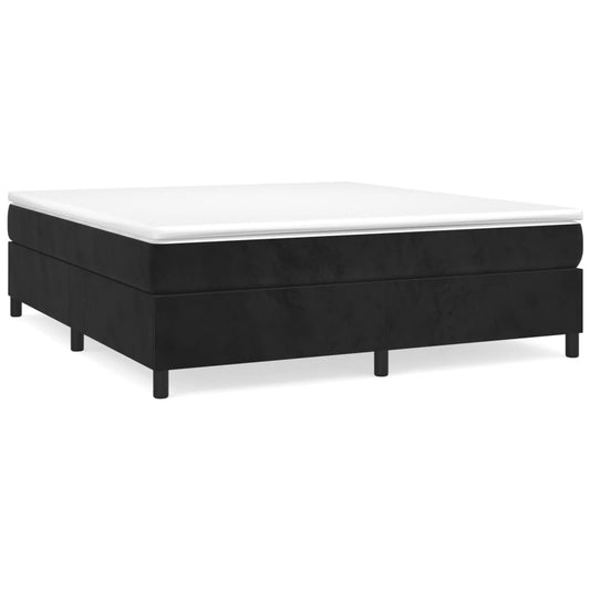 Box Spring Bed Frame Black Super King Velvet (UK/IE/FI/NO only) Box Spring Bed Frame Black Super King Velvet (UK/IE/FI/NO only)