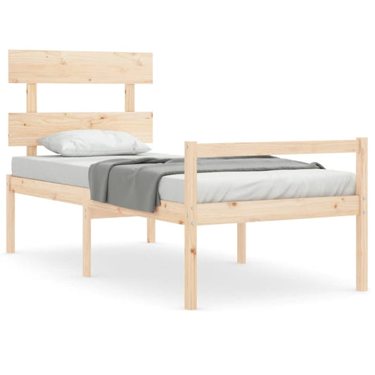Senior Bed without Mattress Small Single Solid Wood Senior Bed without Mattress Small Single Solid Wood