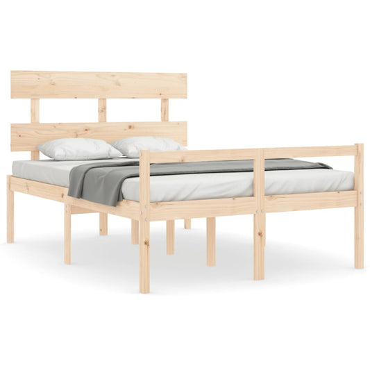 Senior Bed without Mattress 120x200 cm Solid Wood Senior Bed without Mattress 120x200 cm Solid Wood