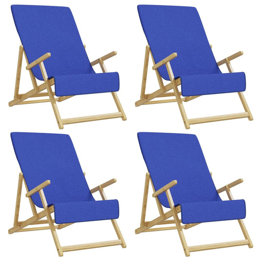 Beach Towels 4 pcs Royal Blue 60x135 cm Fabric 400 GSM Beach Towels 4 pcs Royal Blue 60x135 cm Fabric 400 GSM