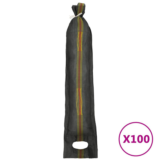 Sandbags 100 pcs Dark Green 103x25 cm HDPE Sandbags 100 pcs Dark Green 103x25 cm HDPE