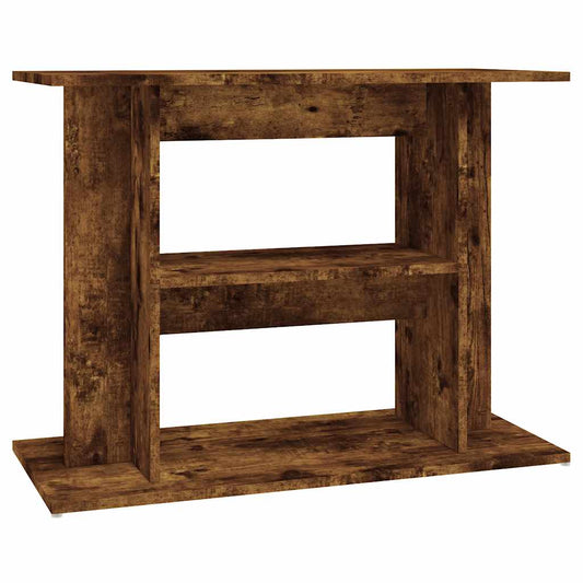 Aquarium Stand Smoked Oak 80x35x60 cm Engineered Wood Aquarium Stand Smoked Oak 80x35x60 cm Engineered Wood