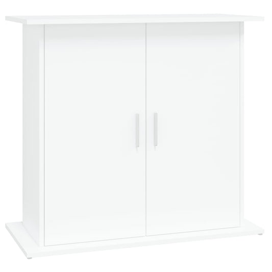 Aquarium Stand White 81x36x73 cm Engineered Wood Aquarium Stand White 81x36x73 cm Engineered Wood