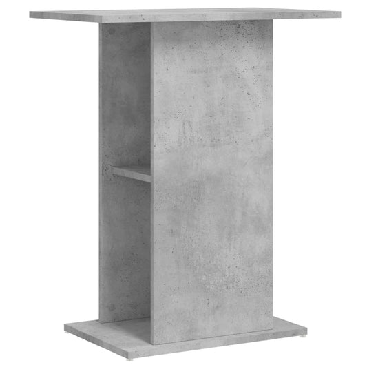 Aquarium Stand Concrete Grey 60.5x36x72.5 cm Engineered Wood Aquarium Stand Concrete Grey 60.5x36x72.5 cm Engineered Wood