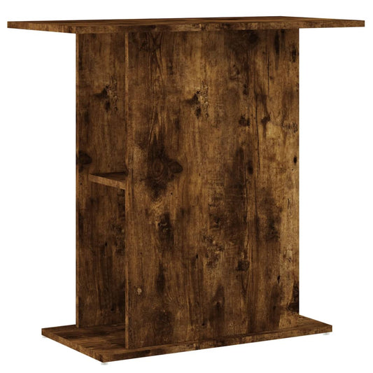 Aquarium Stand Smoked Oak 75x36x72.5 cm Engineered Wood Aquarium Stand Smoked Oak 75x36x72.5 cm Engineered Wood