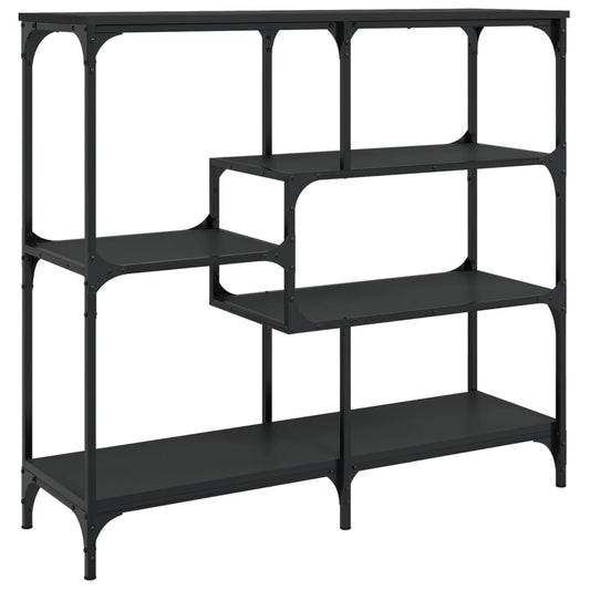 Console Table Black 103x32x95 cm Engineered Wood Console Table Black 103x32x95 cm Engineered Wood