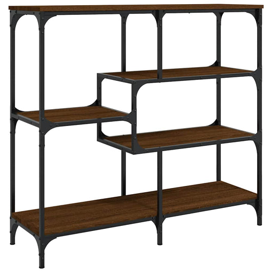 Console Table Brown Oak 103x32x95 cm Engineered Wood Console Table Brown Oak 103x32x95 cm Engineered Wood