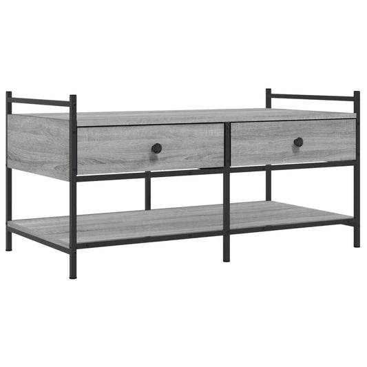 Coffee Table Grey Sonoma 99x50x50 cm Engineered Wood Coffee Table Grey Sonoma 99x50x50 cm Engineered Wood