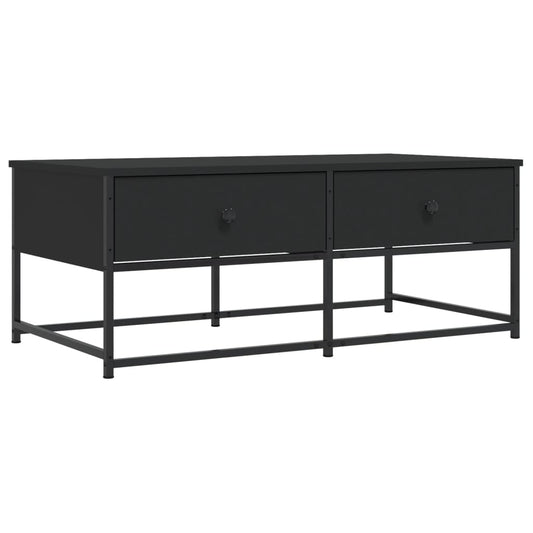 Coffee Table Black 100x51x40 cm Engineered Wood Coffee Table Black 100x51x40 cm Engineered Wood