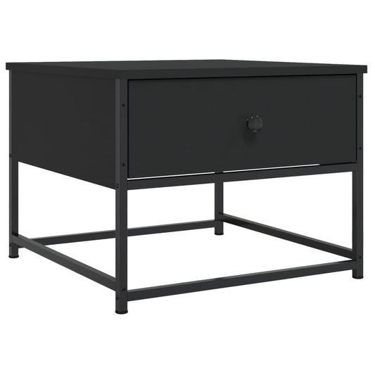 Coffee Table Black 51x51x40 cm Engineered Wood Coffee Table Black 51x51x40 cm Engineered Wood