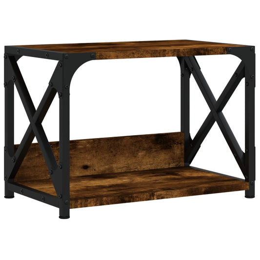Printer Stand 2-Tier Smoked Oak 44x26x31.5 cm Engineered Wood Printer Stand 2-Tier Smoked Oak 44x26x31.5 cm Engineered Wood