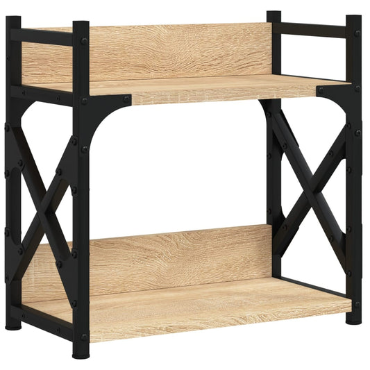 Printer Stand 2-Tier Sonoma Oak 40x20x40 cm Engineered Wood Printer Stand 2-Tier Sonoma Oak 40x20x40 cm Engineered Wood