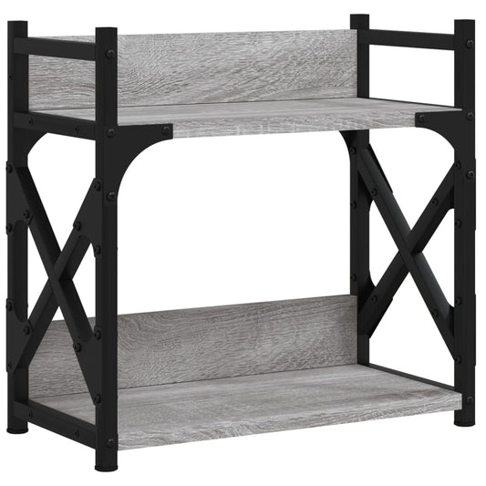 Printer Stand 2-Tier Grey Sonoma 40x20x40 cm Engineered Wood Printer Stand 2-Tier Grey Sonoma 40x20x40 cm Engineered Wood