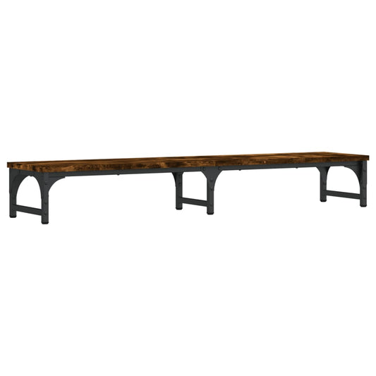 Monitor Stand Smoked Oak 105x23x15.5 cm Engineered Wood Monitor Stand Smoked Oak 105x23x15.5 cm Engineered Wood