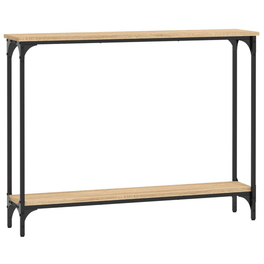 Console Table Sonoma Oak 100x22.5x75 cm Engineered Wood Console Table Sonoma Oak 100x22.5x75 cm Engineered Wood
