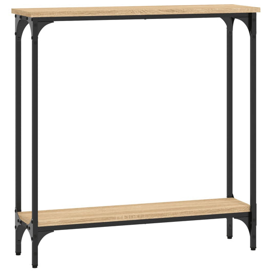 Console Table Sonoma Oak 75x22.5x75 cm Engineered Wood Console Table Sonoma Oak 75x22.5x75 cm Engineered Wood