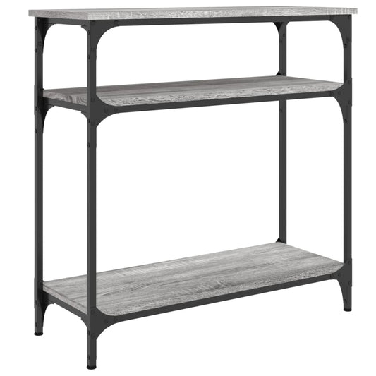 Console Table Grey Sonoma 75x29x75 cm Engineered Wood Console Table Grey Sonoma 75x29x75 cm Engineered Wood
