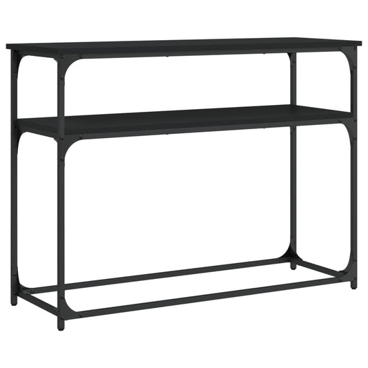 Console Table Black 100x35.5x75 cm Engineered Wood Console Table Black 100x35.5x75 cm Engineered Wood