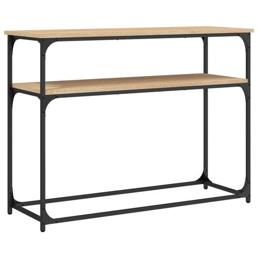 Console Table Sonoma Oak 100x35.5x75 cm Engineered Wood Console Table Sonoma Oak 100x35.5x75 cm Engineered Wood