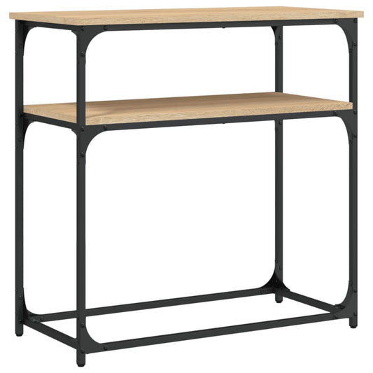 Console Table Sonoma Oak 75x35.5x75 cm Engineered Wood Console Table Sonoma Oak 75x35.5x75 cm Engineered Wood