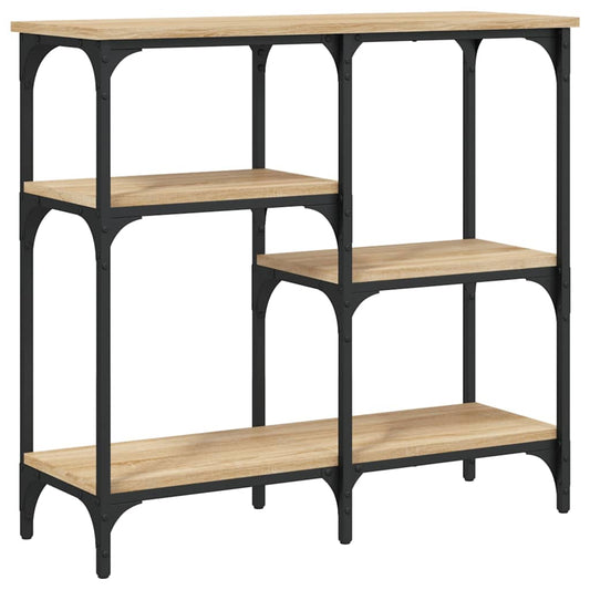 Console Table Sonoma Oak 80x29x75 cm Engineered Wood Console Table Sonoma Oak 80x29x75 cm Engineered Wood