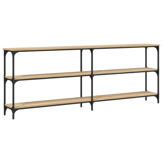 Console Table Sonoma Oak 200x29x75 cm Engineered Wood Console Table Sonoma Oak 200x29x75 cm Engineered Wood