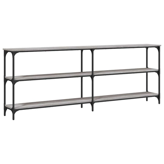Console Table Grey Sonoma 200x29x75 cm Engineered Wood Console Table Grey Sonoma 200x29x75 cm Engineered Wood