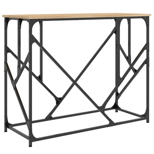 Console Table Sonoma Oak 100x40x80 cm Engineered Wood Console Table Sonoma Oak 100x40x80 cm Engineered Wood