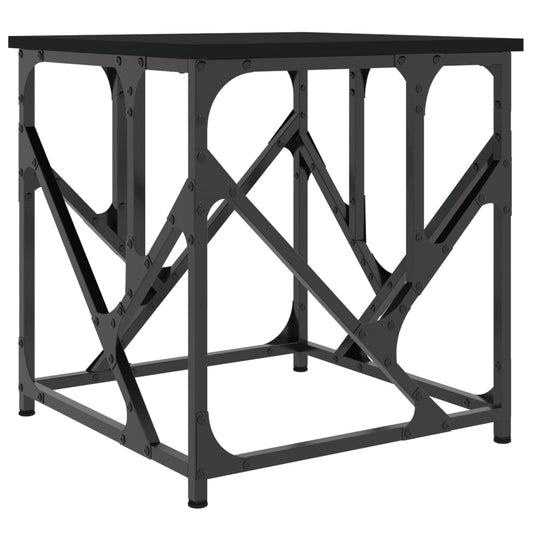 Coffee Table Black 45x45x47.5 cm Engineered Wood Coffee Table Black 45x45x47.5 cm Engineered Wood