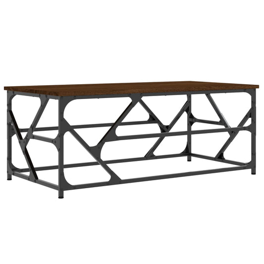 Coffee Table Brown Oak 100x50x40 cm Engineered Wood Coffee Table Brown Oak 100x50x40 cm Engineered Wood