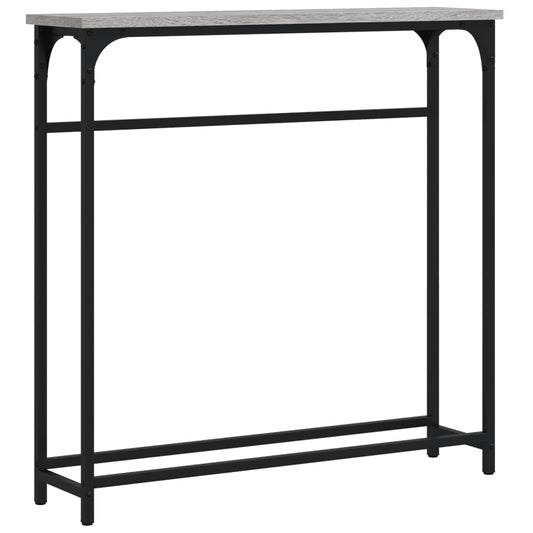 Console Table Grey Sonoma 75x19.5x75 cm Engineered Wood Console Table Grey Sonoma 75x19.5x75 cm Engineered Wood