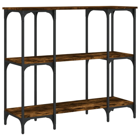 Console Table Smoked Oak 102x35x90 cm Engineered Wood Console Table Smoked Oak 102x35x90 cm Engineered Wood