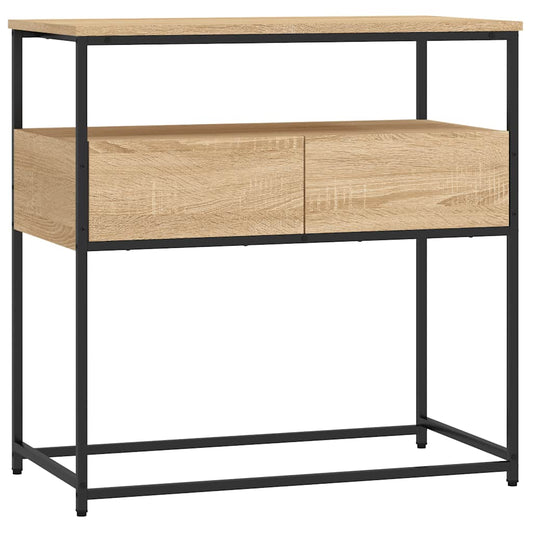 Console Table Sonoma Oak 75x40x75 cm Engineered Wood Console Table Sonoma Oak 75x40x75 cm Engineered Wood