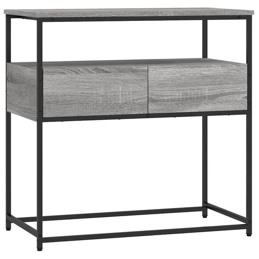 Console Table Grey Sonoma 75x40x75 cm Engineered Wood Console Table Grey Sonoma 75x40x75 cm Engineered Wood