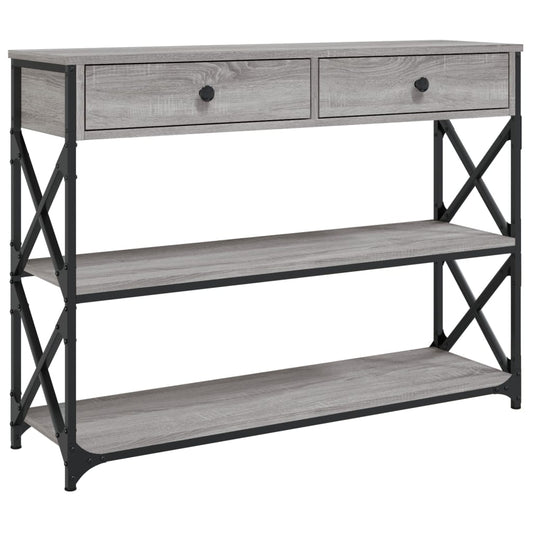 Console Table | Grey Sonoma | Engineered wood | 100x28x75 cm Console Table | Grey Sonoma | Engineered wood | 100x28x75 cm