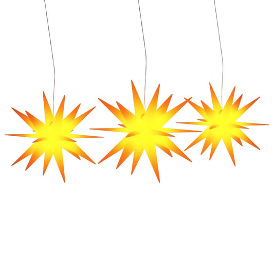 Christmas Lights with LEDs 3 pcs Foldable Yellow Christmas Lights with LEDs 3 pcs Foldable Yellow